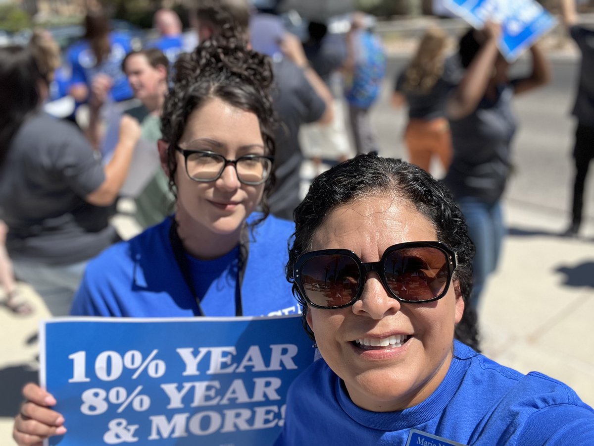 cceanv's tweet photo. It’s just the second day of school so far and already hundreds of CCEA members and frontline educators have organized and held Pay Day Rallies at their schools to help ensure we win the contract we deserve and that every classroom has a licensed teacher. #CCEAStrong #ContractNow https://t.co/QautPYHVtI
