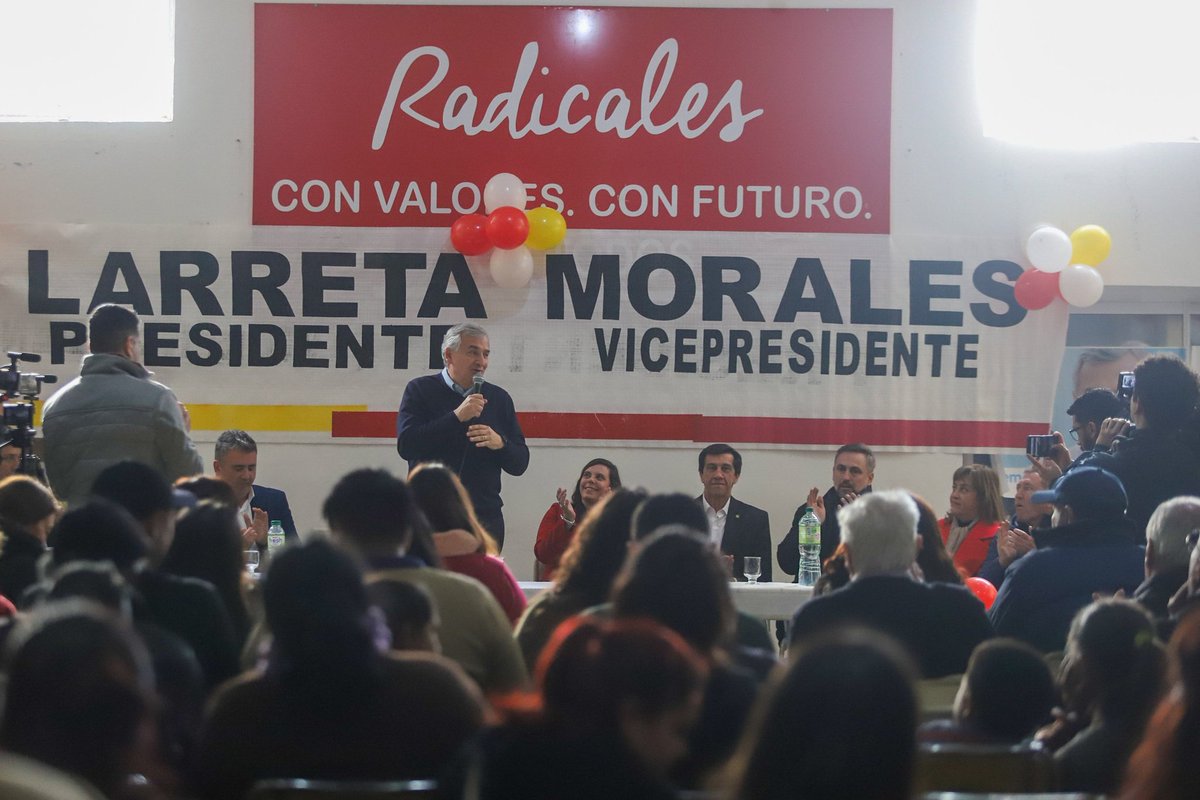 GerardoMorales's tweet photo. Un gusto trabajar en un programa de desarrollo federal. La República Argentina necesita recuperar la cultura del trabajo y del esfuerzo. Con @horaciorlarreta hemos presentado propuestas cada martes y jueves porque sabemos cómo dar vuelta el país, y no nos vamos a detener hasta lograrlo.