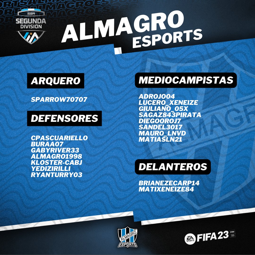AlmagroeSports's tweet photo. #FIFA23 / #PS4 Empieza una Nueva Temporada y el equipo de

@almagroficial
tiene representante.  Particiamos en la Segunda División de
@IESAFIFAar

#VamosAlmagro #VamosTricolor https://t.co/h1sdk22I70