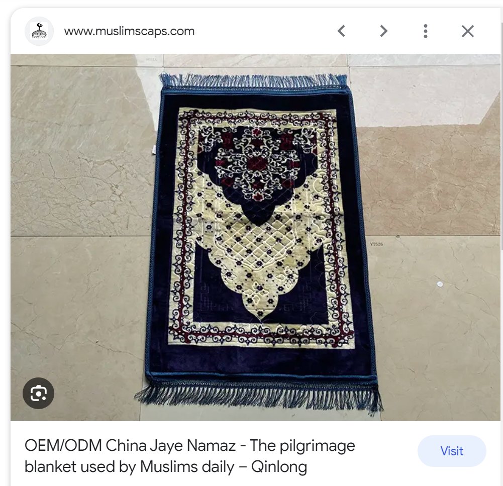 MECU999's tweet image. Be careful. Don't talk shit about ling lings @UsmanTime. Even the prayer mats and prayer caps we use are made in Weili's country.