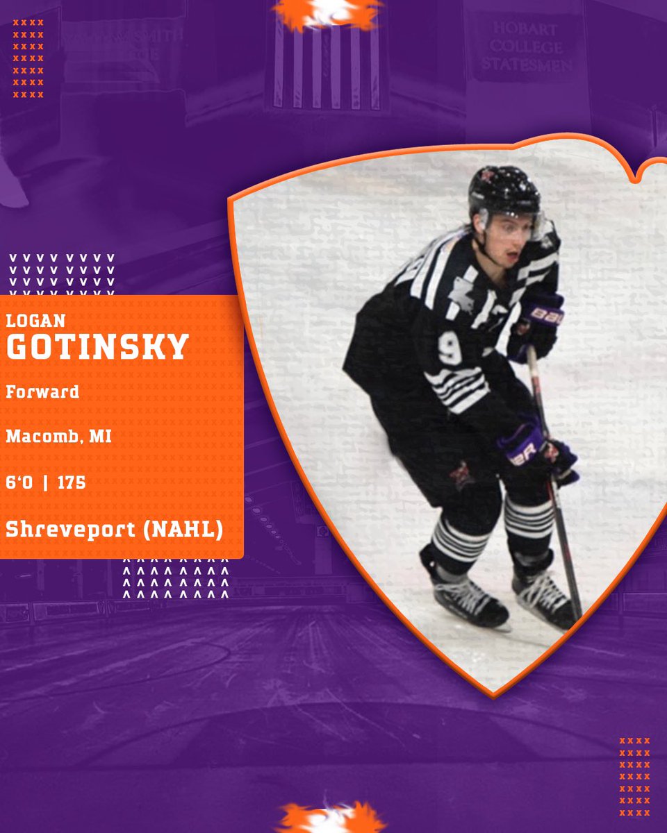 HobartHockey's tweet photo. ‼️FINALIZED‼️
Rounding out our newcomers is forward Logan Gotinsky!
#hobarthockey #the315 #d3hky https://t.co/TezyOPNZqF