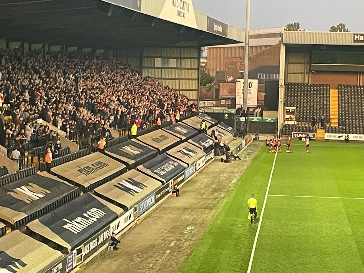 Not very often we sit in opposite stands - but always a pleasure to shout some expletives at @CraigHarper19 & @HarperKrith 🤝🏼🤝🏼