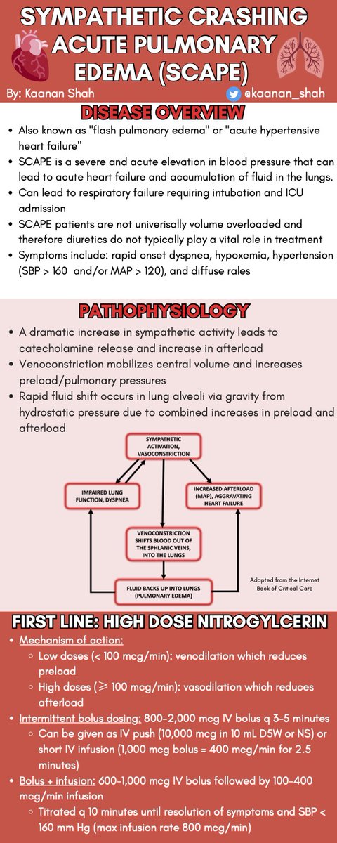 Check out this fantastic review on SCAPE by @kanaan_shah - especially the 2023 HI-DOSE-SCAPE Trial!  Have you seen SCAPE 🫀🫁 in clinical practice? Comment ⬇️ #teachingtuesday
