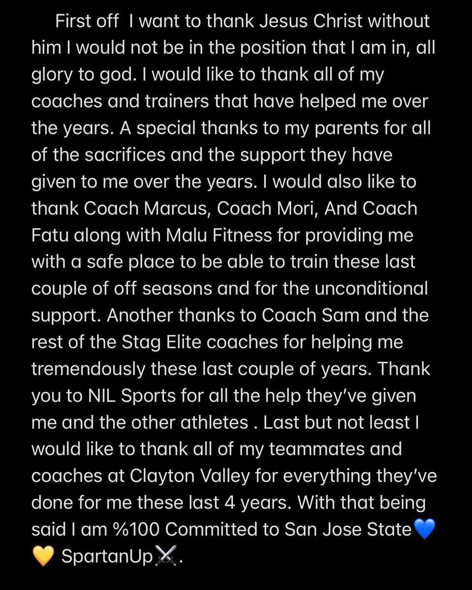 AG2G! I’m home, wassup spartan nation ⚔️.!!!

@FletcherSJSU <a href="/CoachOglesby/">Josh Oglesby</a> <a href="/RealCoachCarter/">Alonzo “Zo” Carter</a> <a href="/SanJoseStateFB/">San José State Football</a> <a href="/nick_tisa/">Nick Tisa</a> <a href="/Fatu_Aumua5/">it_takes_Fatu</a> <a href="/coachmurphsturf/">Coach Tim Murphy</a> <a href="/morisuesue/">Mori suesue</a> <a href="/MLUYFI/">Making Lives Unique Youth Foundation, Inc</a> <a href="/MaluMarcus/">Marcus Malu</a> <a href="/BrandonHuffman/">Brandon Huffman</a> <a href="/ttherzog/">Coach Trent Herzog</a> <a href="/cv_football/">CV Football</a>