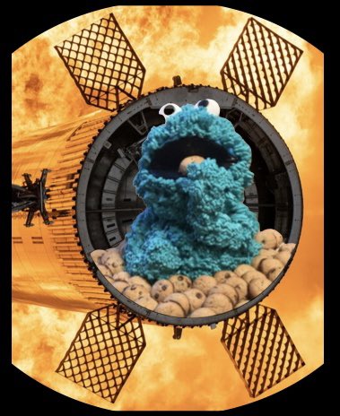 cakes4u's tweet photo. @ElonMuskAOC @BrendaJ84568388 Hey @elonmusk, how about ‘PanicPosts’ with our @x Cookie Monster theme? Just upgrade to 42 thrusters. And, as the Guide says, always know where your towel is! 🚀🍪 #DontPanic https://t.co/EPtBxjEYOs