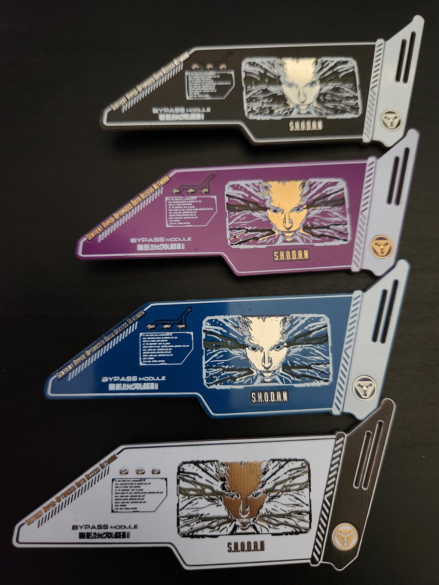 syn_ack_zack's tweet photo. Look at you, Hacker...

My late contribution to #badgelife for #defcon31 this year. Inspired by a recent playthrough of System Shock. I'll have about 60ish to give away or trade in Vegas. https://t.co/BIX2g6AW8x
