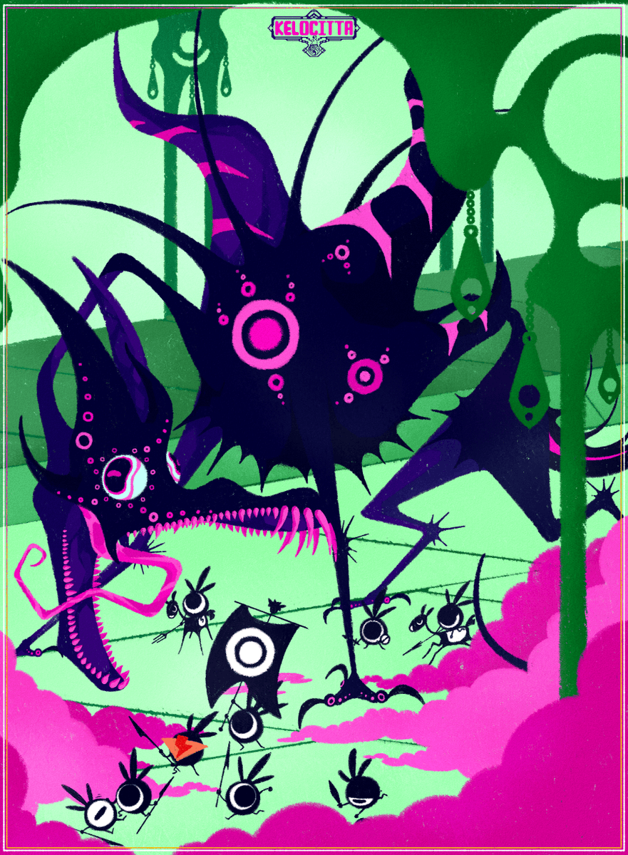 [ Patapon ] 

Some old boss art in honor of Ratatan... im excited