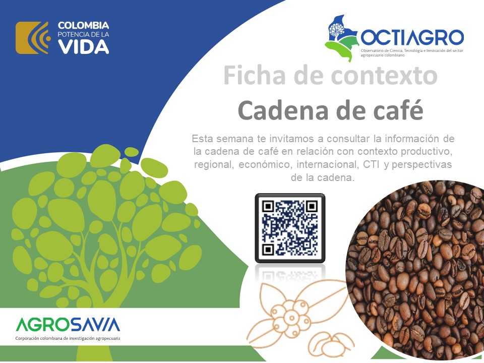 SomosAGROSAVIA's tweet photo. 🌱☕ ¿Quieres descubrir lo que hace única a la cadena productiva de café? La Ficha de Contexto de OCTIAGRO te lo muestra todo. 🚀🔬 Accede a este recurso esencial aquí https://t.co/Y4ZpMTm3zH y comparte esta oportunidad con tus seguidores. #Café #OCTIAGRO #AGROSAVIA https://t.co/F4HvC559LQ