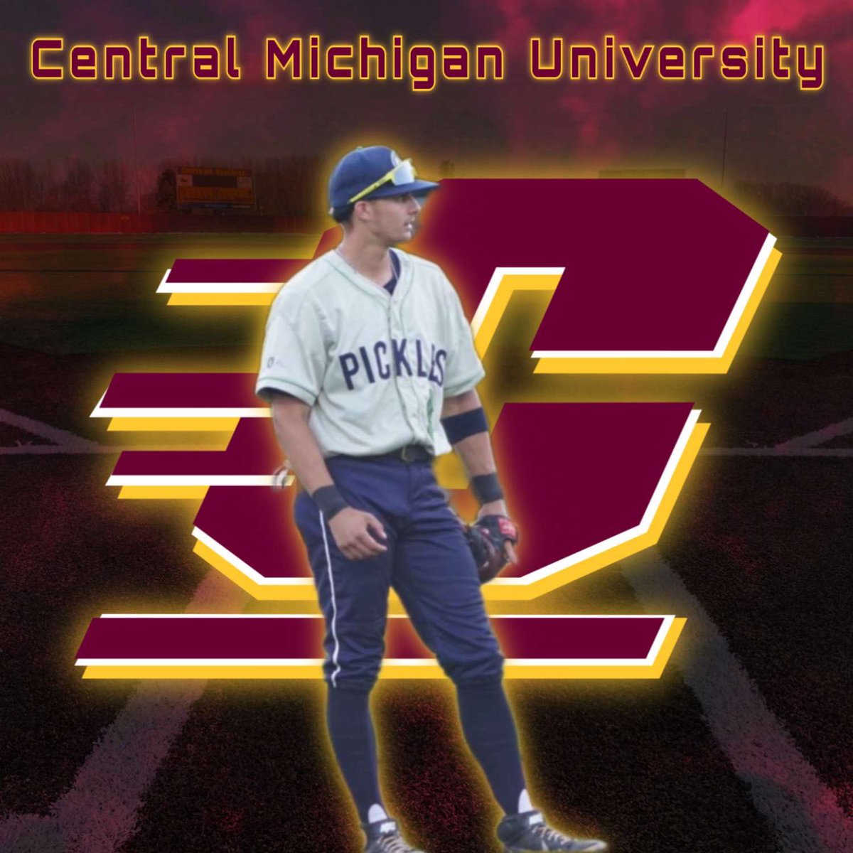Beyond grateful and happy to announce that I will be continuing my education and baseball career at Central Michigan University. Want to thank God, my family, and coaches for their support because without them it would not be possible. <a href="/CMUBaseball/">Central Michigan Baseball</a> #FireUpChips