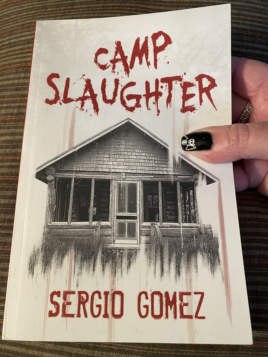 Ok. So I went and got mine to start after seeing @SergpGomez and @SadieHartmann posts. 🤣🖤☠️🖤🧟‍♀️ #campslaughter #read #horror #amreading
