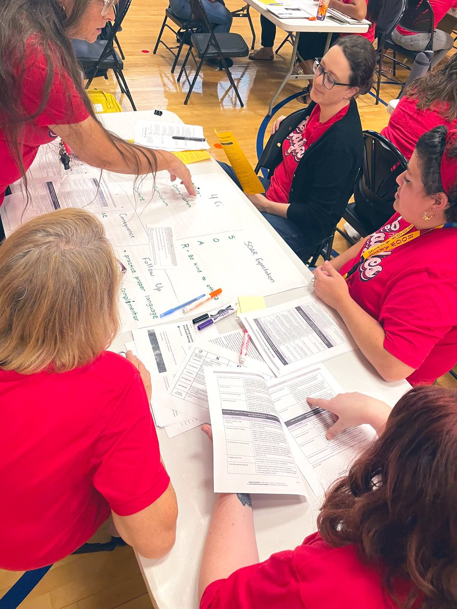 MLEPrincipal's tweet photo. Apollo students are in great hands! 

These teachers committed to preventative &amp; proactive practices addressing SEL, while developing consistent &amp; common systems to support challenging behavior. 

#allmeansall #RTIatWork #atRTI #MTSS #BehaviorSolutions https://t.co/tzBHDPqvhC