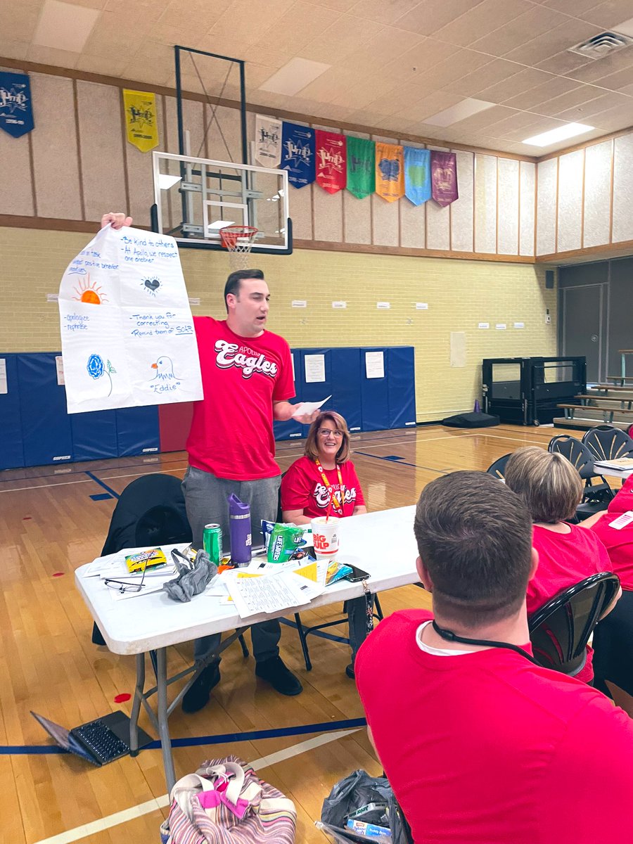 MLEPrincipal's tweet photo. Apollo students are in great hands! 

These teachers committed to preventative &amp; proactive practices addressing SEL, while developing consistent &amp; common systems to support challenging behavior. 

#allmeansall #RTIatWork #atRTI #MTSS #BehaviorSolutions https://t.co/tzBHDPqvhC