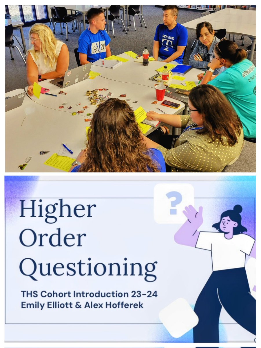 We loved exploring questioning strategies that elevate student discourse with these <a href="/THS_Mustangs/">James E. Taylor High School</a> Ts #HigherOrderQuestioning 2022-2024 #Cohort PD #Kickoff <a href="/AlexHofferek/">Alexandra Hofferek</a> <a href="/KISDSocStudies/">Secondary Social Studies Dream Team</a>