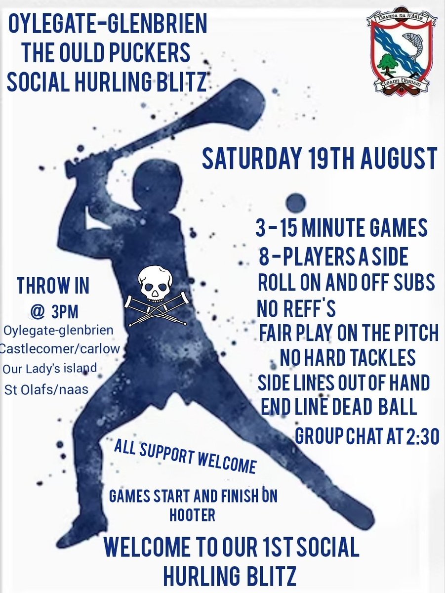 Oylegate Glenbrien Half Pace Hurling tweet media