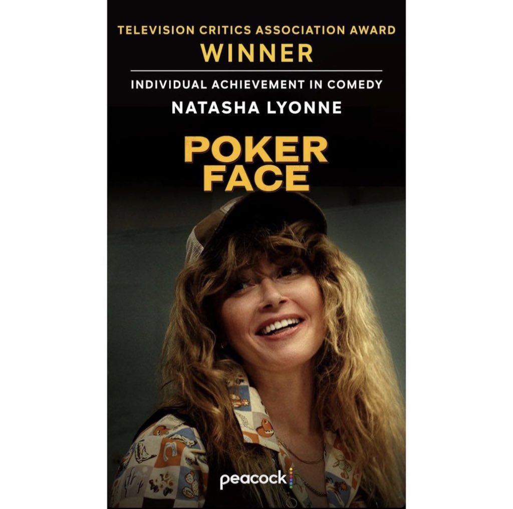 irl_jenharding's tweet photo. CONGRATULATIONS @nlyonne ♠️♥️♣️♦️ so so well deserved #pokerface #TCA23 https://t.co/BetXkwoOGE