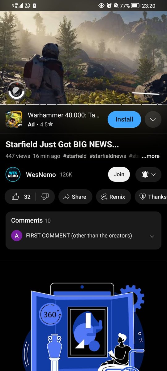 WittyJackson96's tweet photo. @WesNemo we appreciate the fantastic Starfield content - can't wait for release! I've got my fingers crossed for the giveaway! https://t.co/H73hK97T1e