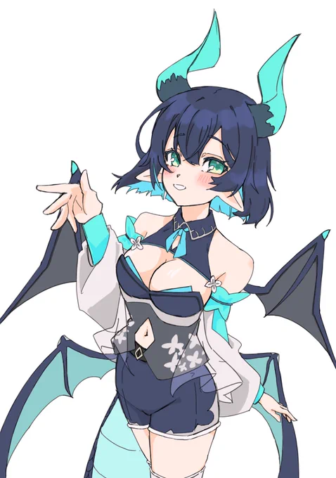 こちらはトリミング前にゃ#蒼珠がかる 