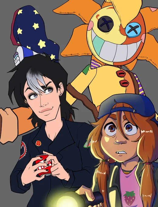 Unfinished piece from Dollhouse AUI don't think I'll ever finish it, and I'm not sure I'll ever have the time to fully illustrate this AU I had planned :'( I still love it so much tho 