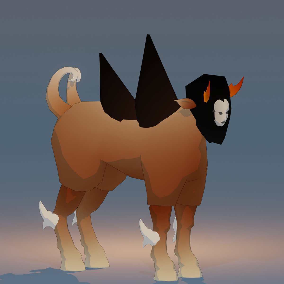 M_thimmig's tweet photo. Moko Moko 

Desert walking beast used as a transporter across the desert dead, blind but with strong feet and skin resistant to temperature and bites
___
#3dart #Blender3d #B3D #3D #lowpoly #lowpolyart #lowpolymodel #lowpolycharacter #digitalart #minimalistc #abstract #sculpture https://t.co/BwabKxZyDZ