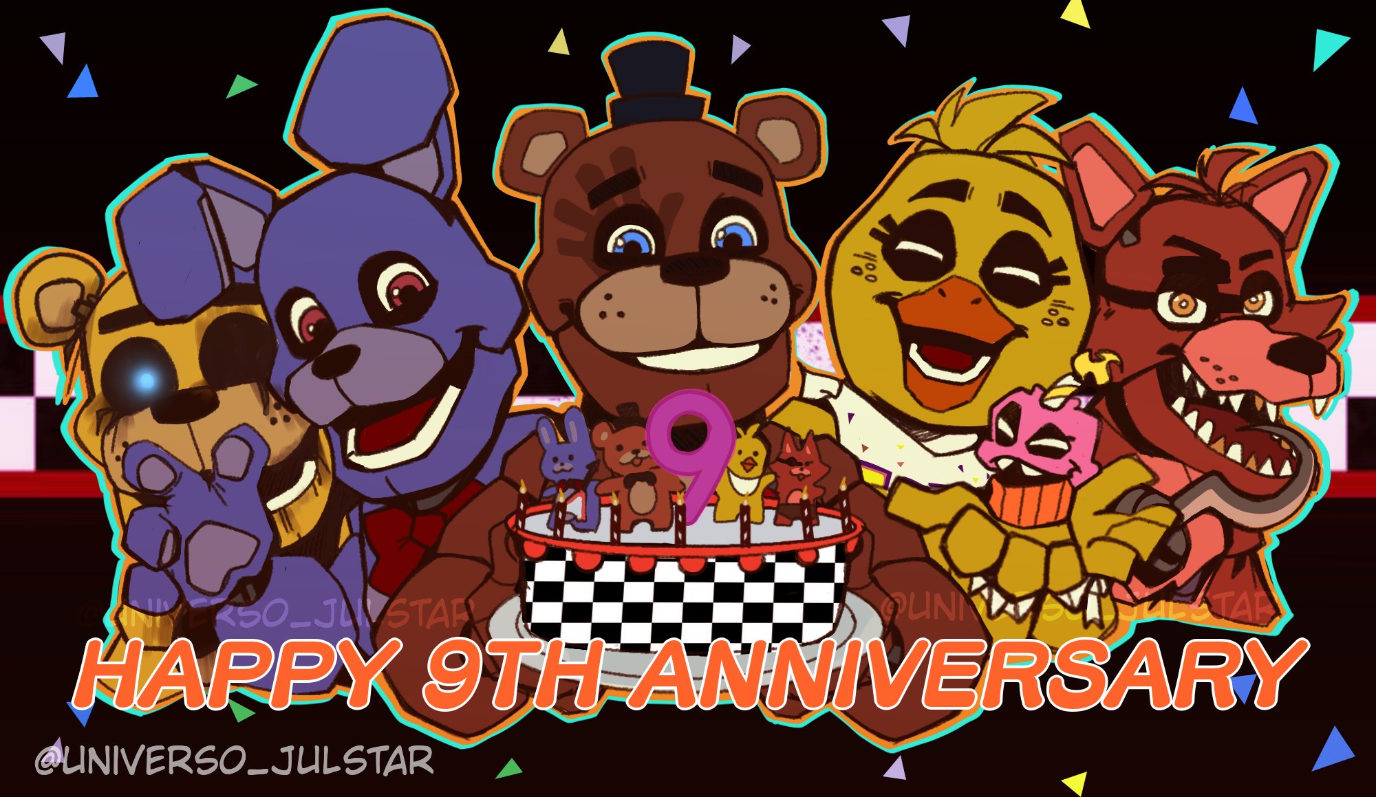 5:59 AM Happy 9th Anniversary Five Nights at Freddy's! : r