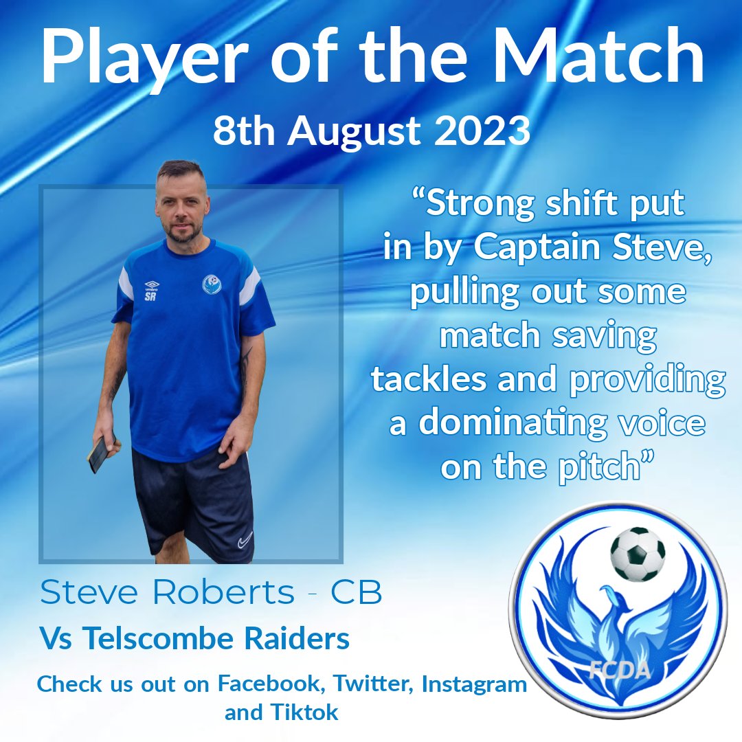 FC Durrington Athletic (@fcda2021) on Twitter photo Well done to CB and Captain for the game, Steve Roberts on a quality performance and shaping the team to overcome a strong <a href="/TelscombeRaider/">Telscombe Raiders</a>. Well done to CB and Captain for the game, Steve Roberts on a quality performance and shaping the team to overcome a strong <a href="/TelscombeRaider/">Telscombe Raiders</a>.