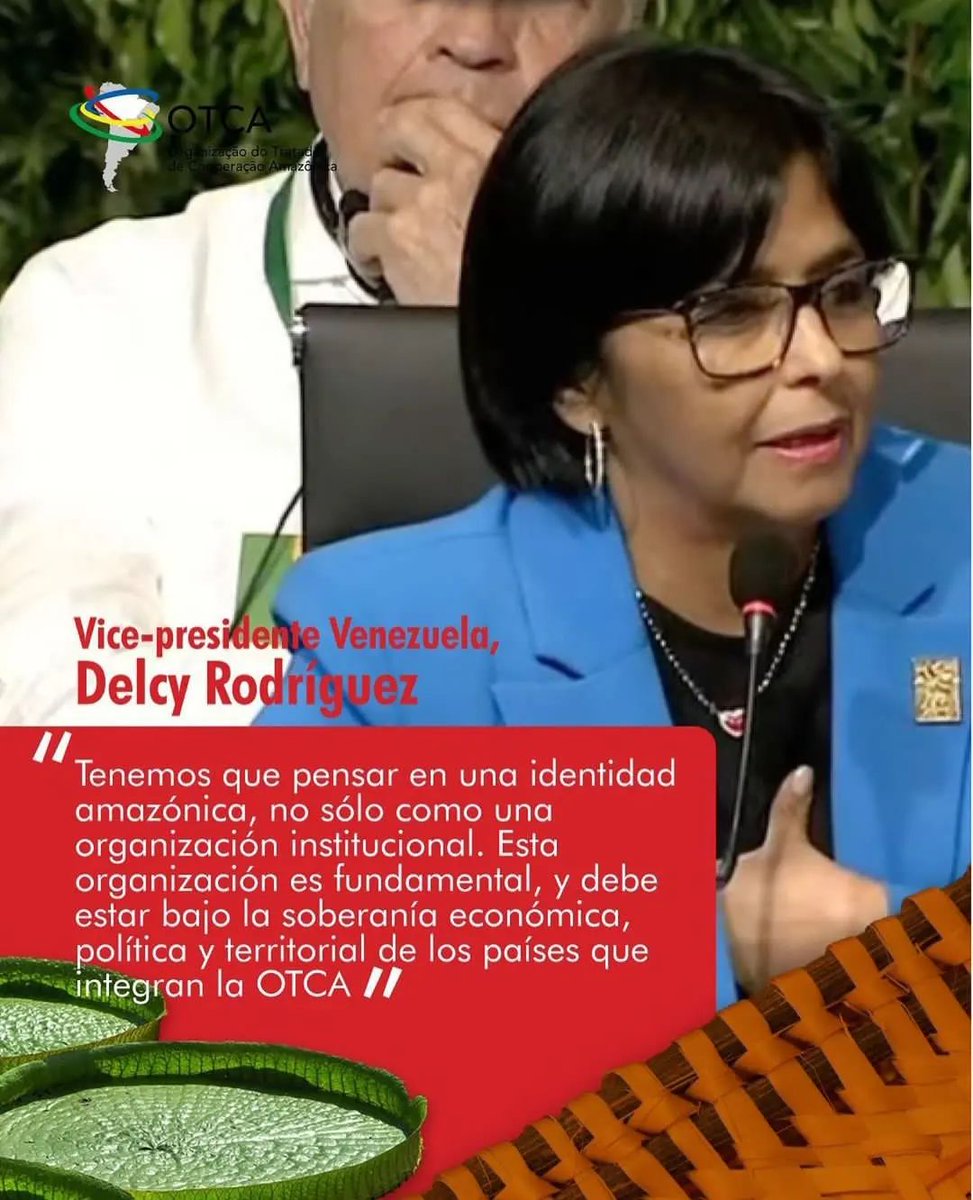 ffmlara_'s tweet photo. 🎙Participación de 🇻🇪#Venezuela en la IV Cumbre Amazónica en #Brasil por parte de nuestra vicepresidenta @delcyrodriguezv

"El mundo precisa ver esta reunión como un marco histórico para la discusión de la cuestión climática". @LulaOficial
@NicolasMaduro @ErikaPSUV @lachina_godoy https://t.co/3ZGZVSkrMS