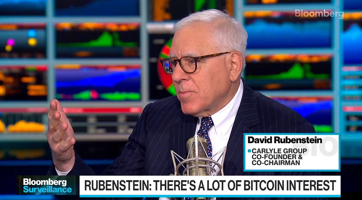 FurkanCCTV's tweet photo. "#Bitcoin wird nicht verschwinden, denn das Interesse auf der ganzen Welt ist enorm.

Ich wünschte ich hätte #BTC früher gekauft.

Man kann also sagen, wenn BlackRock bereit ist, einen Bitcoin ETF anzubieten, wird es Bitcoin noch eine Weile geben"

- Milliardär David Rubenstein bei Bloomberg