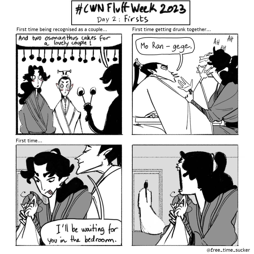 Josh_presume's tweet photo. Oops, I missed day 1.
But here's day two!!~

 #ChuWanningFluffWeek2023 https://t.co/xkP07Fb0t9