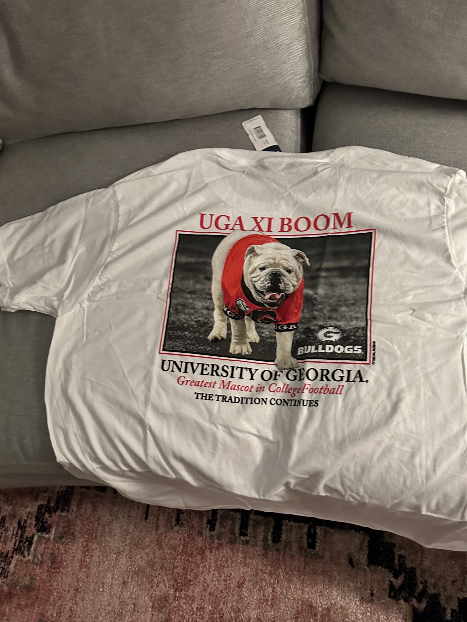 BOOM UGA Mascot Graphic Tee University of Georgia Graphic 