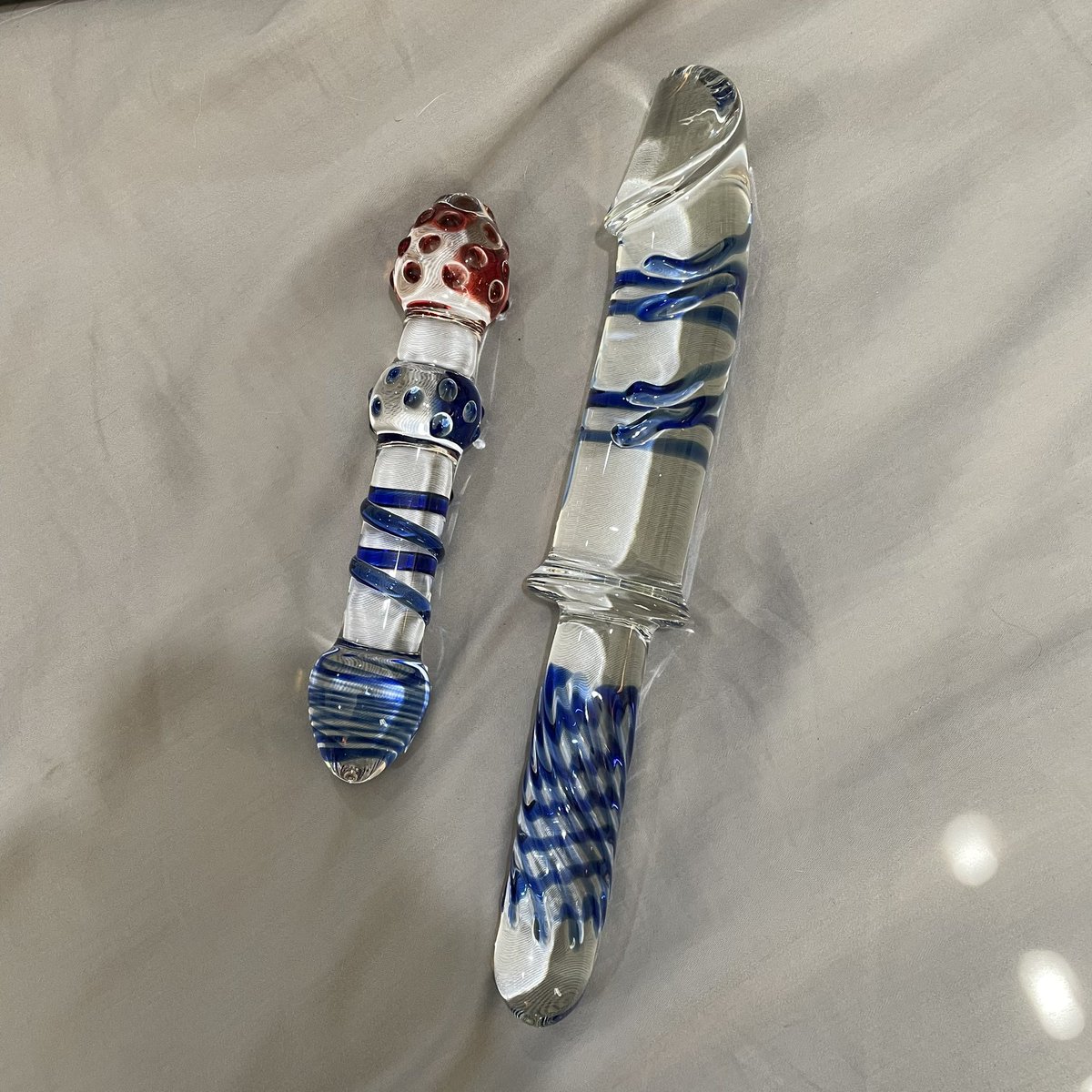 KinkyGearJockDC's tweet photo. Saw a video with dudes using #glassdildos. Was kinda hot. So I ordered two. Who want to help me break them in? #dildos #assplay #gaybdsm https://t.co/q201smnWtL