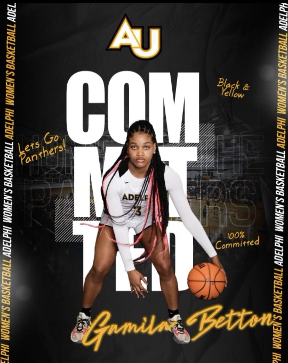 gamila_betton's tweet photo. Committed !! 💛🖤
@kaitlynfedor @laurabruen📸
@TinyGreenNBS @AdelphiWBB https://t.co/nCMm9oEWUG