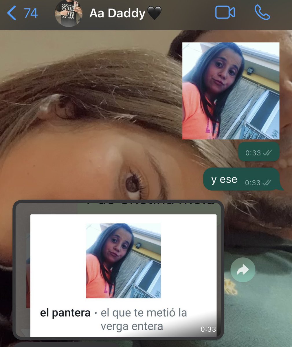 no vuelvo a pasar un sticker de mi cara y menos a mi padre