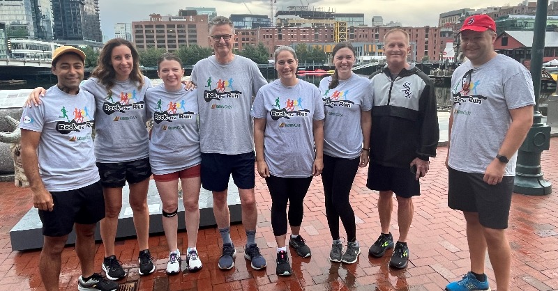 We had a blast at @kidneycan's Rock the Run 5k in Boston! Team Eisai came together to spread awareness of kidney cancer research funding and patient care. Together we can make a difference and get one step closer to finding a cure. #LifeAtEisai