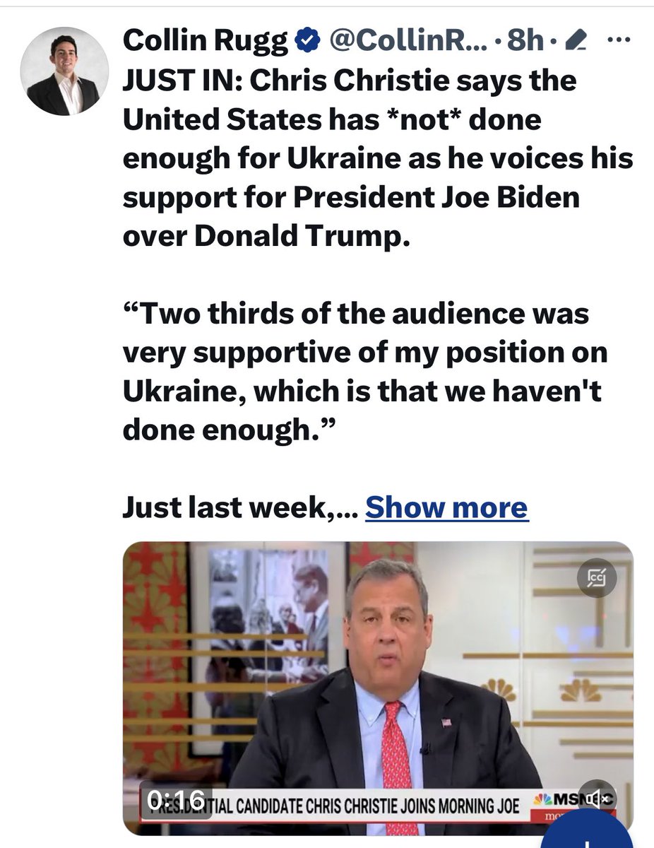 pcknowles's tweet photo. Seen this coming. Any time these candidates running for prez goes over to Ukraine, they reveal their RINO status. 🤦🏻‍♂️ https://t.co/mI4zzKaYyv