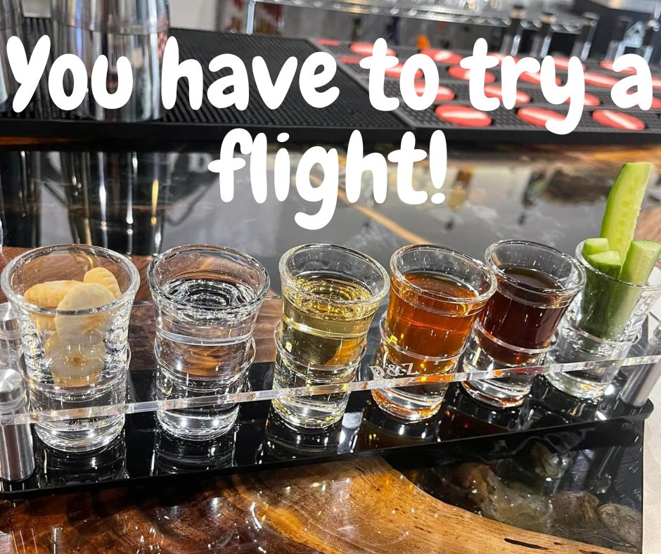 Enough said! 

Options...
*Premium Vodka
*Vanilla Vodka
*Cinnamon Vodka
*Green Tea Liqueur
*Cold Brew Coffee Liqueur
*Traditional Coffee Liqueur