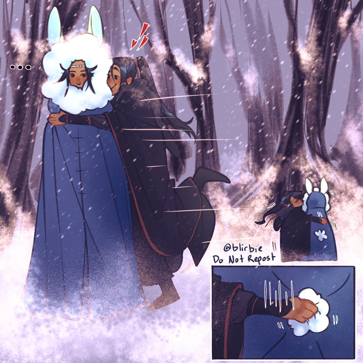blirbie's tweet photo. winter rabbits

#MDZS #Wangxian https://t.co/X4fG1s4GfY
