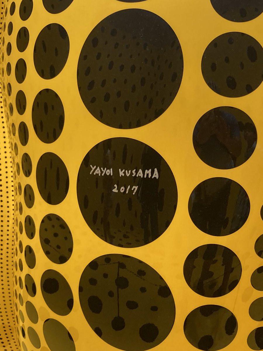 ksong5's tweet photo. Yayoi Kusama exhibit in Nagano. 😆😁😄
#Japan 
#nagano 
#matsumoto city
#長野県 https://t.co/gw9YYVNjhV