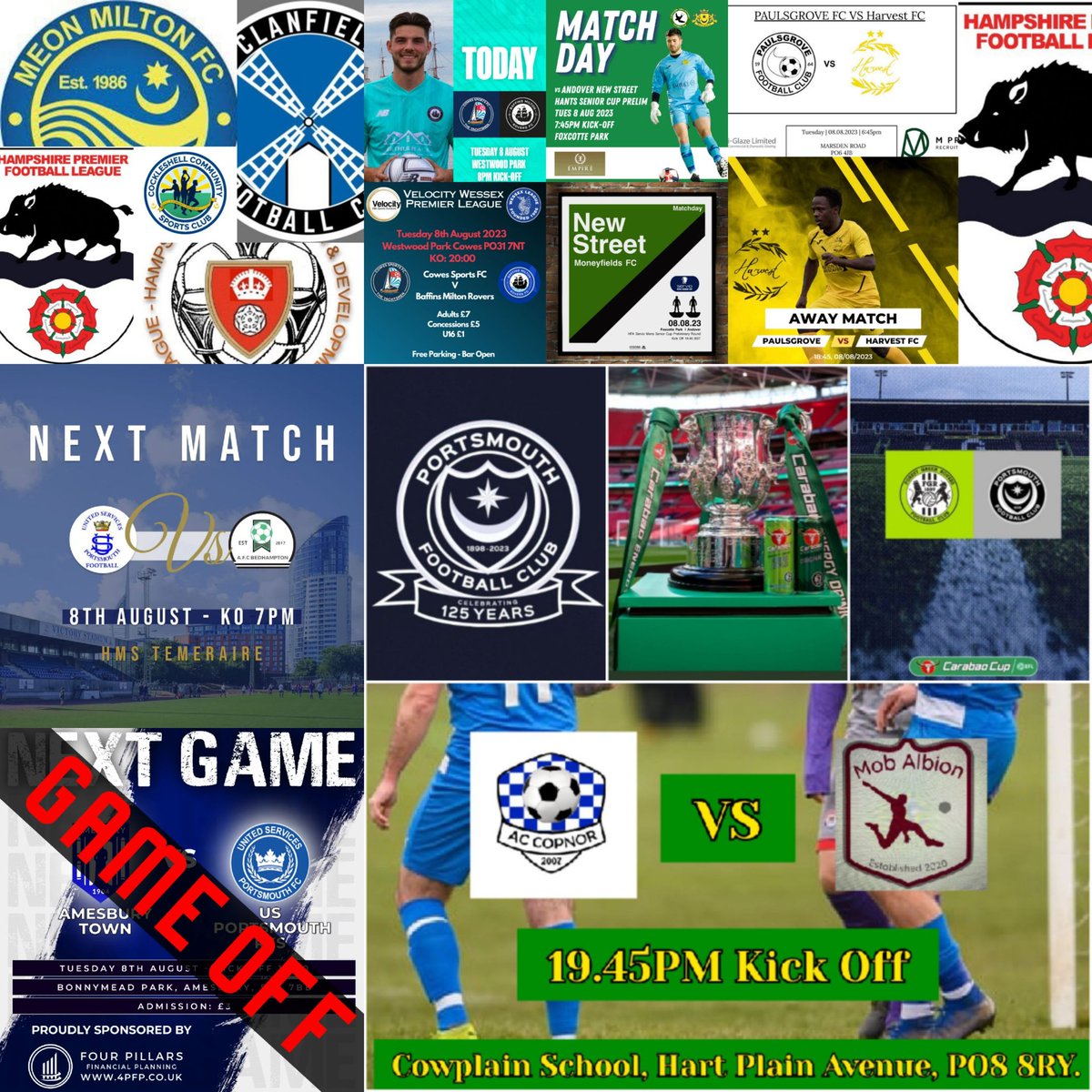 Pompey_Football's tweet photo. ⚽️ Tues Results ⚽️

@Pompey (a)🏆 1-3 W
@MONEYFIELDSFC (a)🏆 0-2 W
@BMRFC (a) 1-4 W
@PaulsgroveFC A-A @FcHarvest #recoverwellUTH
@FCMeonMilton (h) L-L
@USWomenFC (h) 5-0 W
@accopnor 4-1 @fc_mob
@usportsmouthfc #Res (a) #cancelled

#wellplayedAll 👍 https://t.co/krXAlxoefs