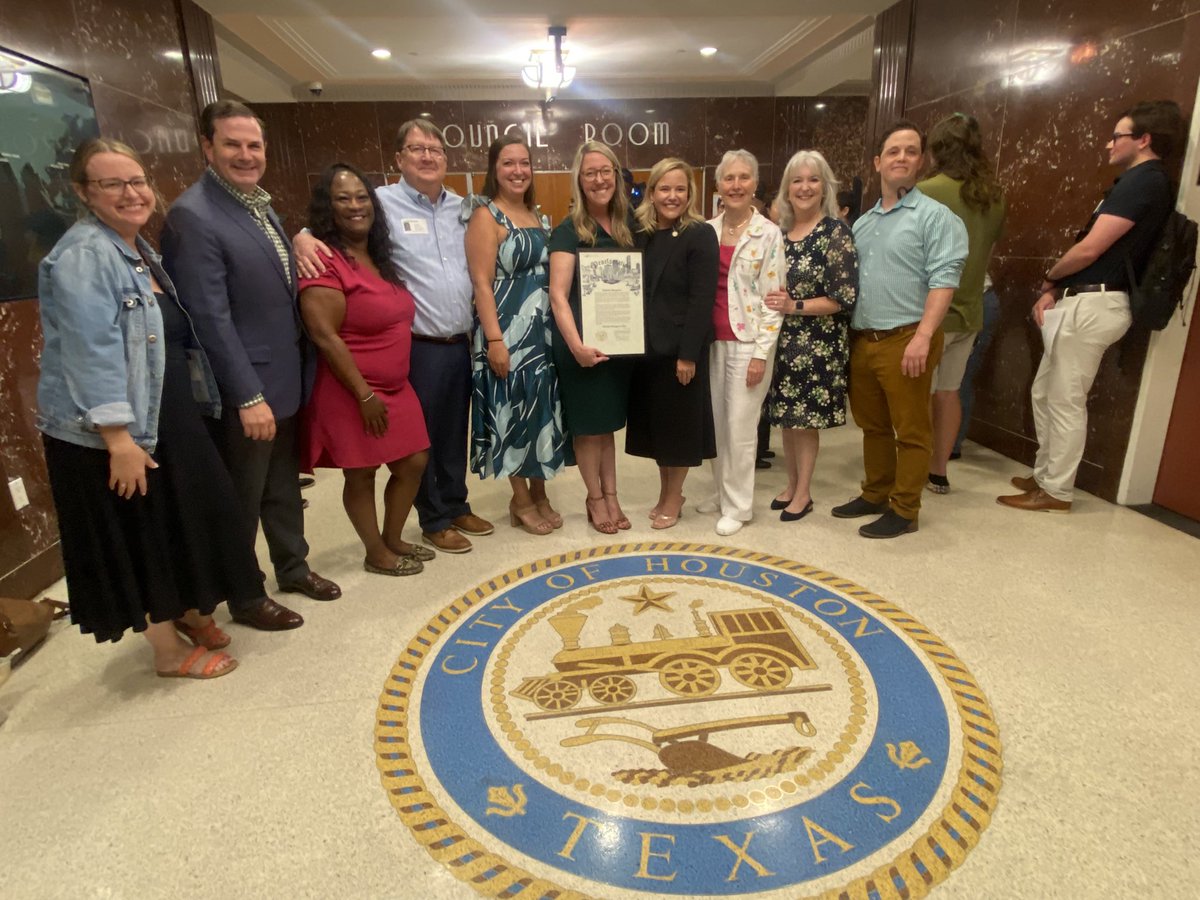 houdistrictg's tweet photo. Congratulations to Melodie Musgrove for being named @HoustonISDโs Elementary School Teacher of the Year! It was my privilege to honor her today with a proclamation before council. Best of luck to you and all District G teachers in the upcoming school year!
#greatestteachers https://t.co/AT3mUhUe4x
