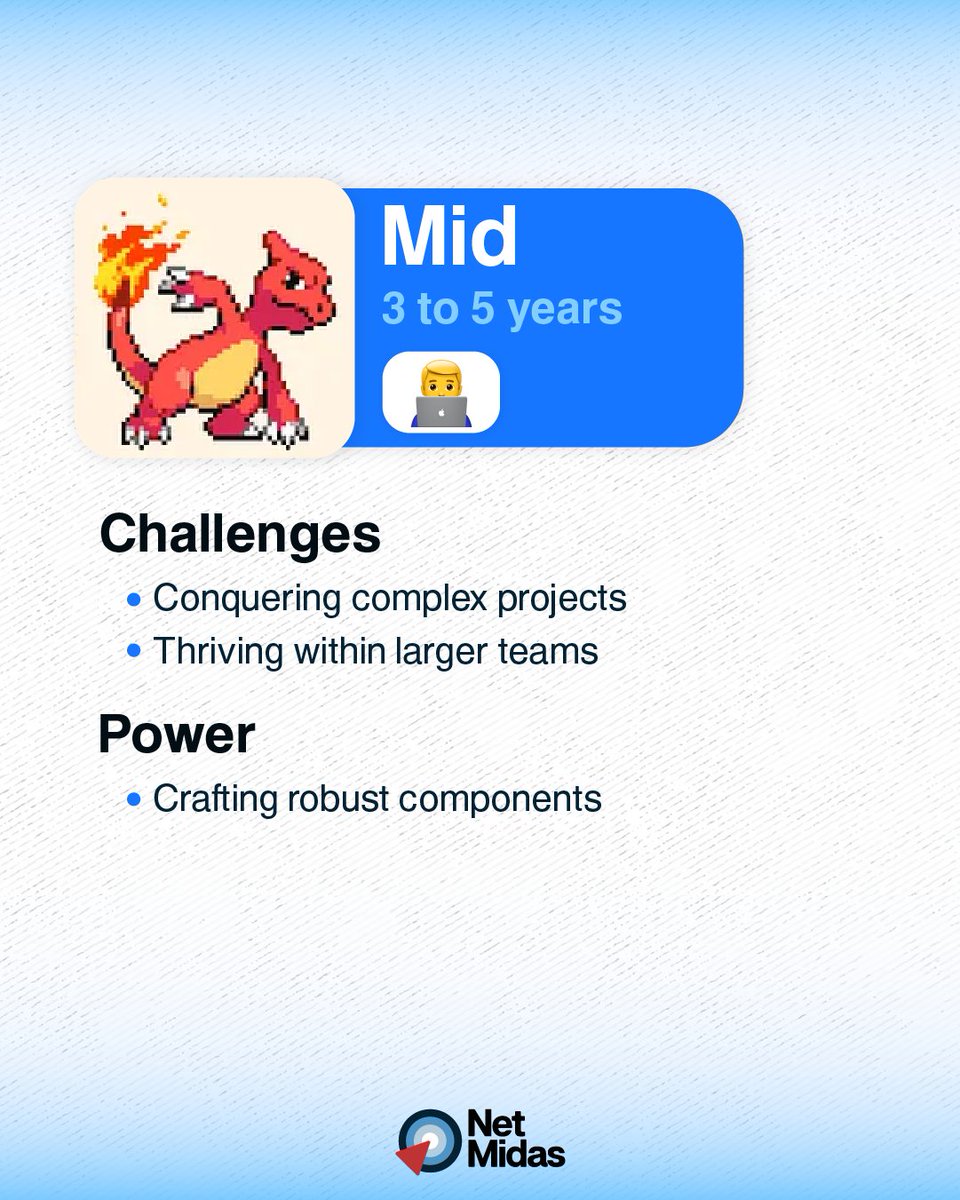 netmidasdev's tweet image. Explore your true potential in the tech world! Discover your developer level and advance your career in technology. Get in touch for a Free personalized and complimentary consultation. 💡💻 #TechDevelopment #LATAM #CodeMastery #Remotework