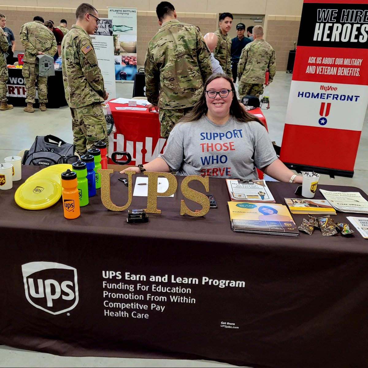 @IowaWORKS and @IowaNatGuard have outdone themselves with their August Camp Dodge Career Fair!! What a wonderful way to give back to those who have given us freedom! #UPSJobs #WeHireHeros ❤️🤍💙
@NP_UPSers @upsnphr @Iowa_UPSJobs @jagrant1020 @UPS @UPSjobs @CarolBTome