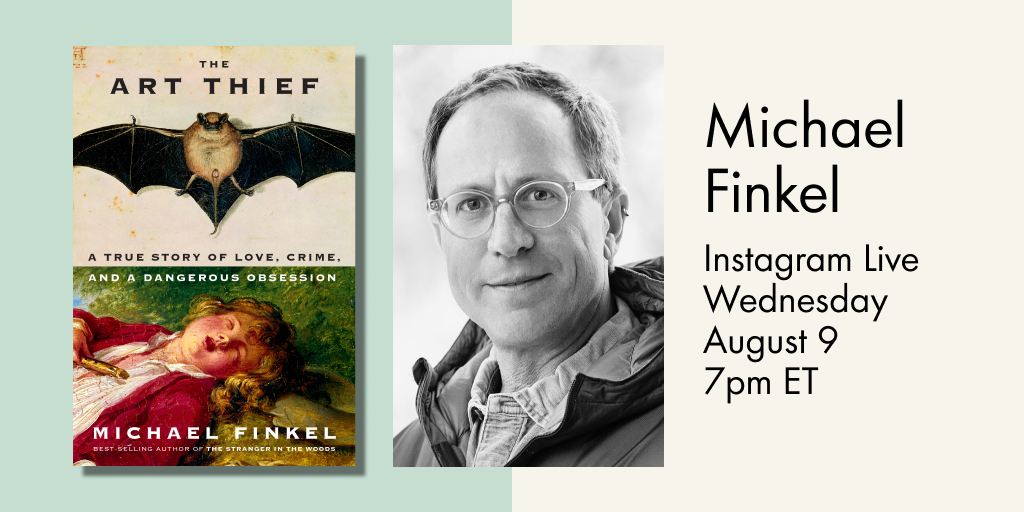Join us on IG Live for a chat with bestselling author <a href="/MikeFinkel/">Michael Finkel</a> on his book, #TheArtThief. 📖 

It’s a strange, mind-blowing, and true story of the world’s most prolific art thief. The twist? He didn’t steal for money. 

#BookTwitter #IndigoEvents