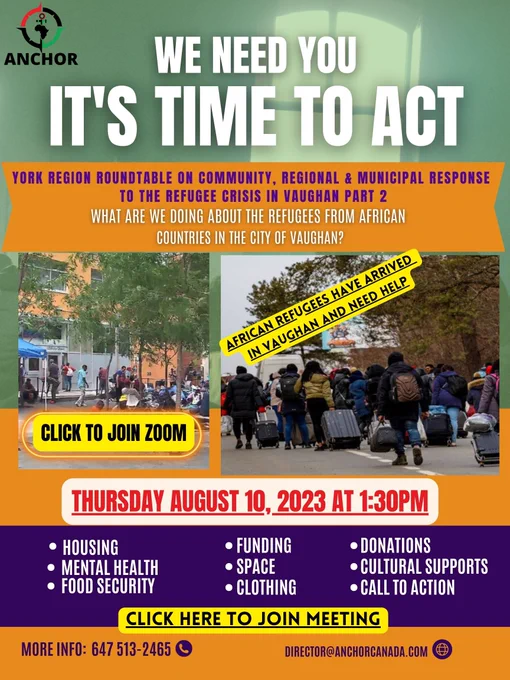 Image from ANCHOR (formerly Vaughan African Canadian Assoc.) (@VACAORG)