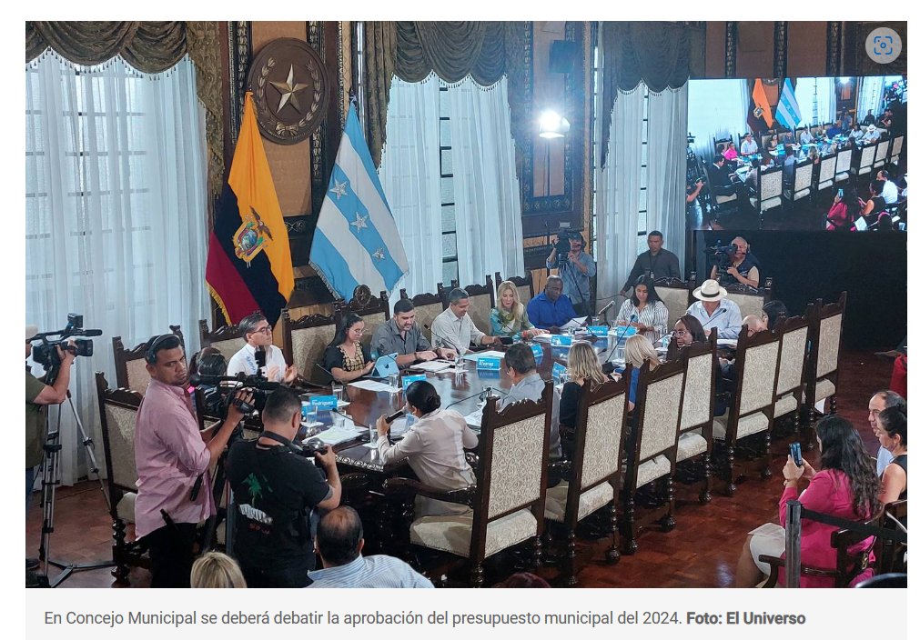 Los próximos dos meses son claves para la elaboración de la planificación y presupuesto municipal de Guayaquil.

Para el 30 de septiembre se deben presentar los programas y proyectos que se ejecutarán en el año 2024.

¿Cómo se está incluyendo a la ciudadanía guayaquileña en esto?