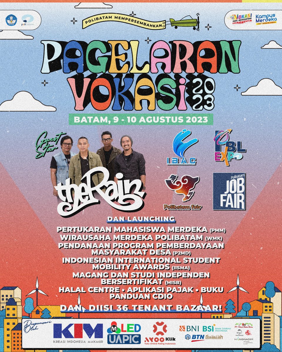 polibatam_'s tweet photo. Hai #SobatPolibatam sudah siap tuk mengikuti rangkaian agenda Pagelaran Vokasi 2023?
Salam Polibatam
#Polibatam #HumasPolibatam #PagelaranVokasi2023 #KampusPBL https://t.co/Wxj0vWUK3D