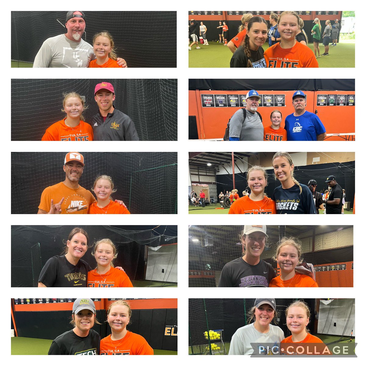 I’ve had two great camps this week at the Tulsa Elite D1 Hitting Camp and the Tulsa Elite Summer Collegiate Camp. I received encouragement and feedback from the coaches to help me improve my game further. Thanks Eric and Richard for all the work you put into me! #BeElite