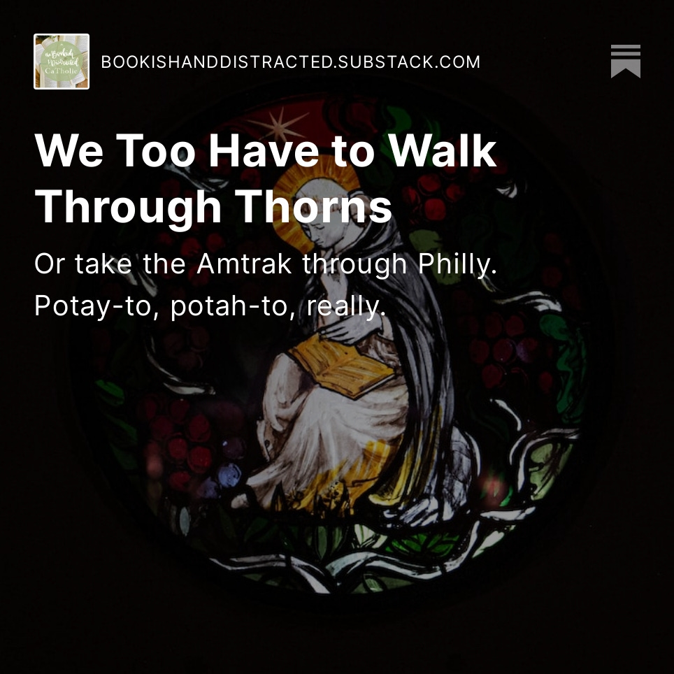 Happy feast day of dear St. Dominic!   I celebrated the day by making a pilgrimage up to New England to celebrate a dear friend I met in St. Dominic chapel at PC and by writing a substack en route on pilgrimage and my favorite poem about Dominic: open.substack.com/pub/bookishand…