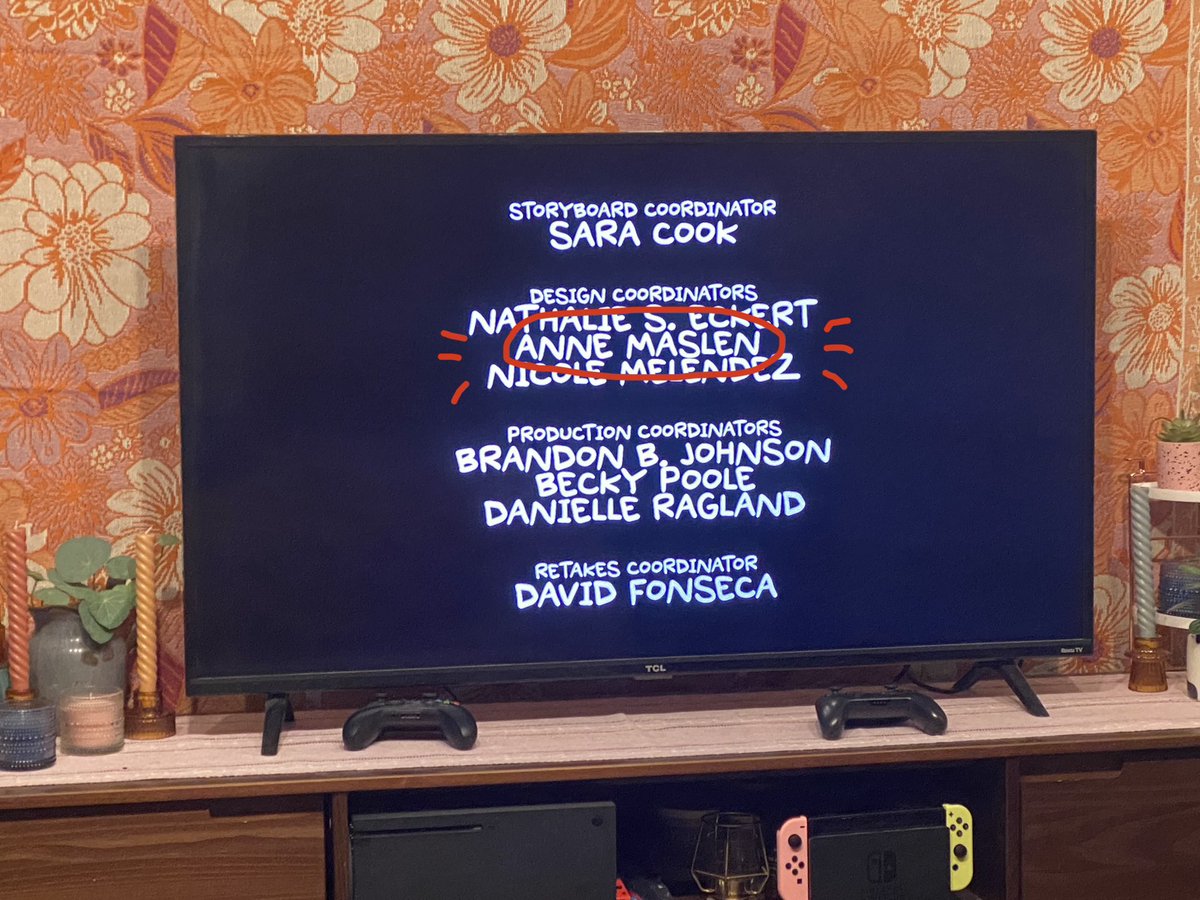 AnneMaslen's tweet photo. My first storyboarding credit!! 🥹💖 also was the design coordinator for a bit! Go watch Strange Planet on Apple TV+ 👽 https://t.co/dIix741gIV