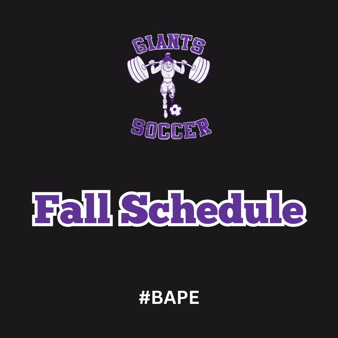 BD_GirlsSoccer's tweet photo. Lady Giants Fall Schedule😈⚔️
#KeepTheFaith
#KeepTheGrace
#BAPE https://t.co/5GUpC2c9lb