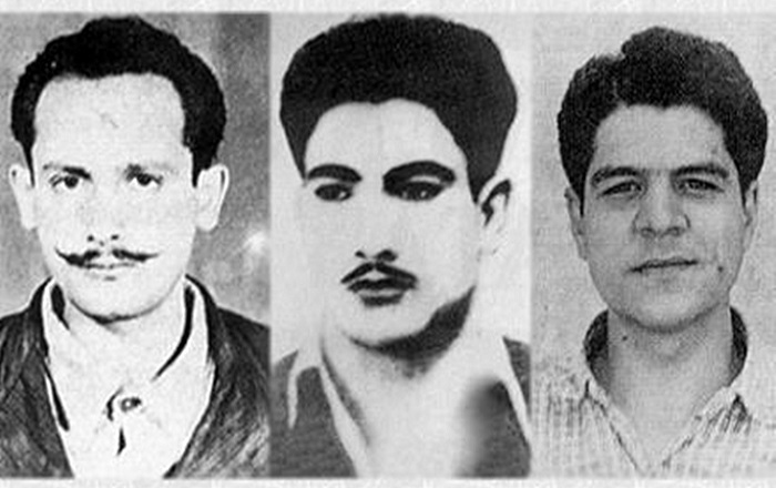 guindigo2's tweet photo. Σαν σήμερα το 1956 απαγχονίζονται στις Κεντρικές Φυλακές Λευκωσίας, από τις αγγλικές αρχές κατοχής οι αγωνιστές της ΕΟΚΑ Ανδρέας Ζάκος (25 χρονών), Χαρίλαος Μιχαήλ (21 χρονών), και Ιάκωβος Πατάτσος, (22 χρονών). https://t.co/fc6lVIxf5G